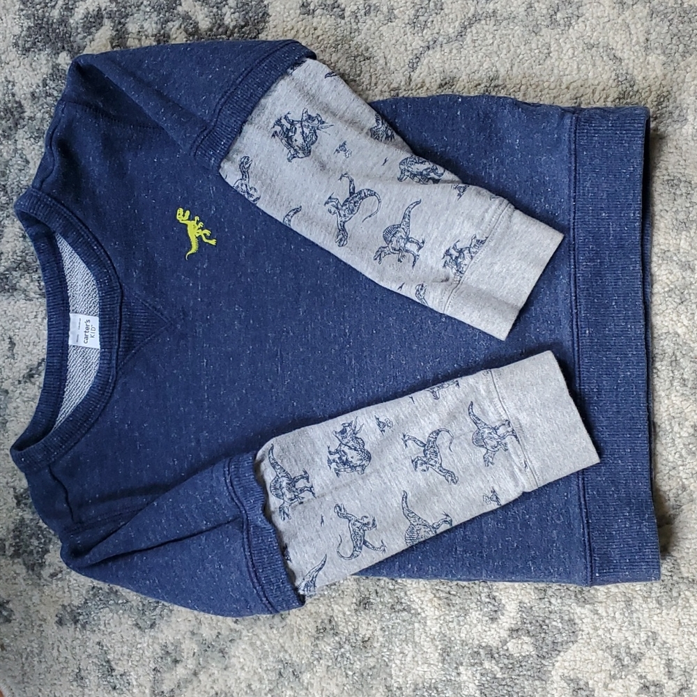 Boys Carter's Dino Sweatshirt- Size 6